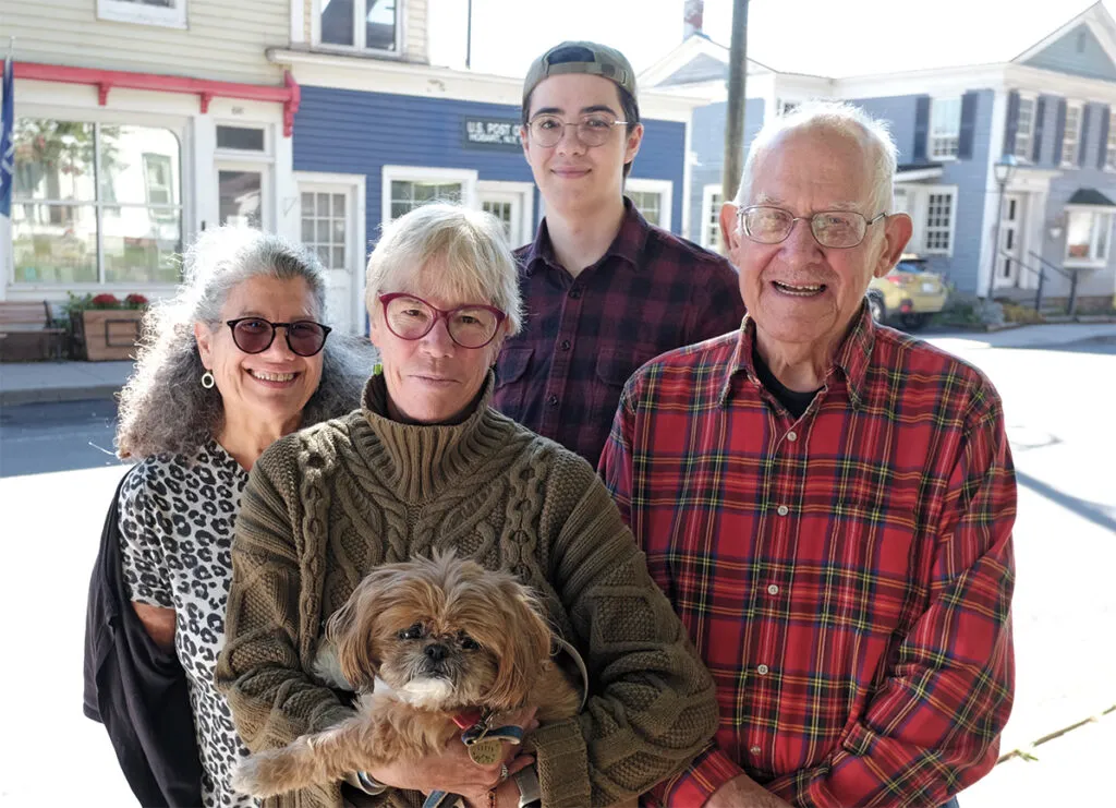 A group of Hobart’s bookstore owners and staffers; photo by Roy Gumpel