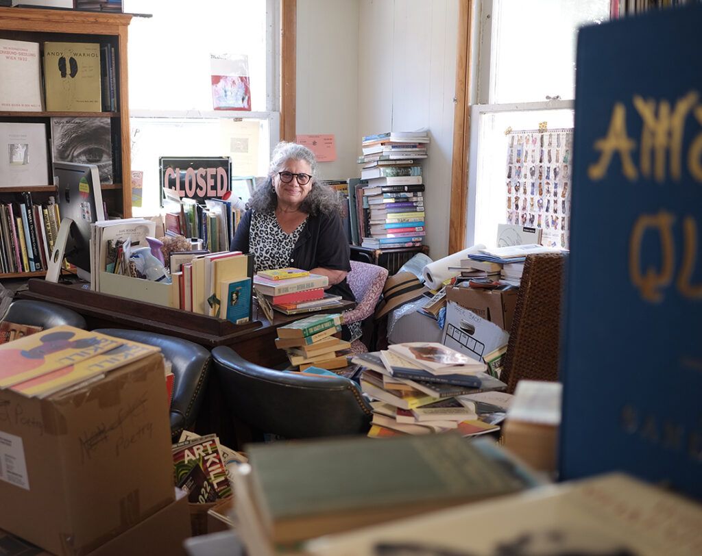 Randi Sussman-Kim, owner of LionEyesBooks; photo by Roy Gumpel