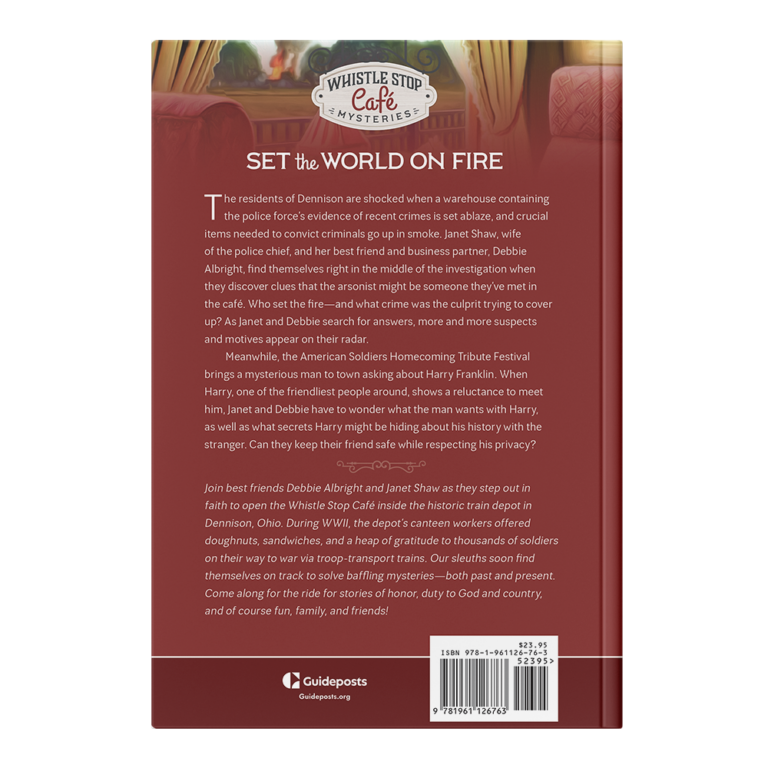 Whistle Stop Café Mysteries Book 14: Set the World on Fire-30338