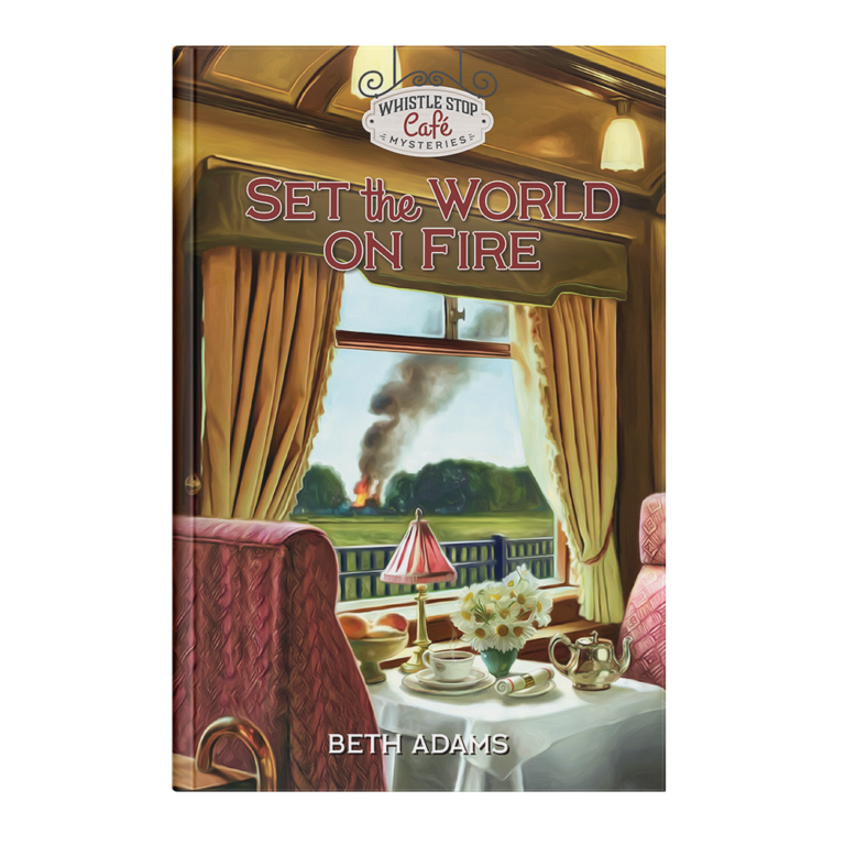 Whistle Stop Café Mysteries Book 14: Set the World on Fire-30335