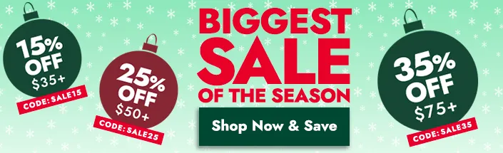 Biggest Sale of the Season Holiday 2024 Category Ad