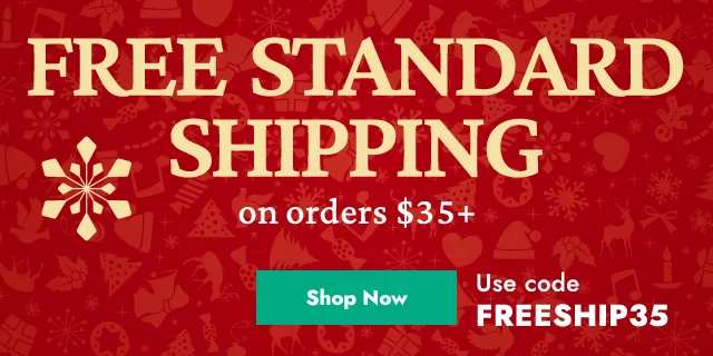 Free Standard Shipping | 12/18 – 12/25